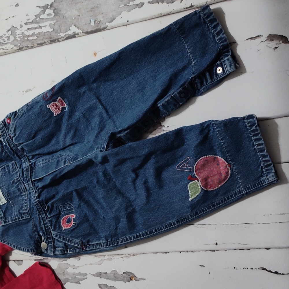 Vintage Y2K OshKosh B'gosh A B C Overalls 18m - Picture 4 of 15